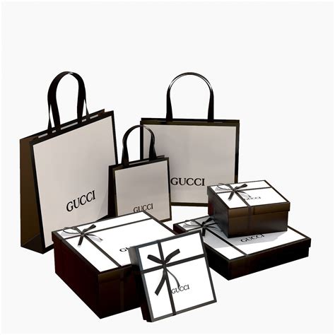 gucci paper gift bag